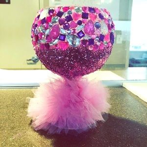 Blinged Out Champagne Glass